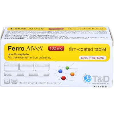 FERRO AIWA 100 mg filmomhulde tabletten, 50 stuks