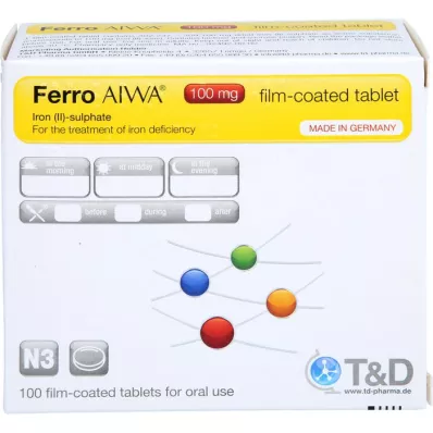 FERRO AIWA 100 mg filmomhulde tabletten, 100 stuks