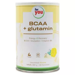 FOR YOU BCAA+glutamine Energie &amp; Recovery Citroen, 480 g
