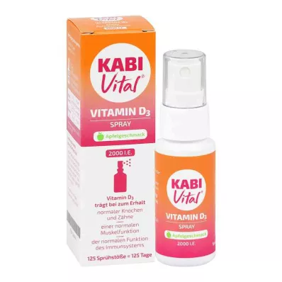 KABIVITAL 2.000 I.U. D3 spray appelsmaak, 25 ml KABIVITAL 2.000 I.U. D3 spray appelsmaak, 25 ml