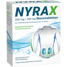 NYRAX 200 mg/200 mg Niertabletten, 200 stuks