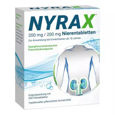 Nyrax 200 mg/200 mg niertabletten (200 stuks) Nyrax 200 mg/200 mg niertabletten (200 stuks)