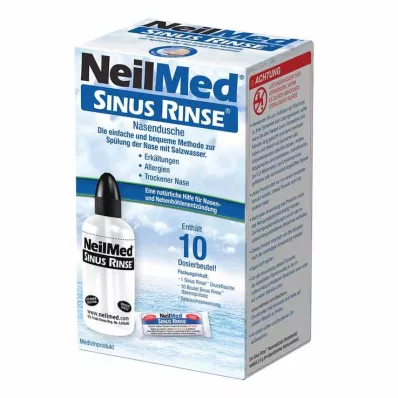 Neilmed Sinusspoeling Nas.du.+ Nas.Sp.Zout 10 Dosbtl, 1 st