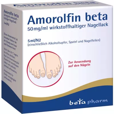 AMOROLFIN bèta 50 mg/ml nagellak met werkzame stof, 5 ml