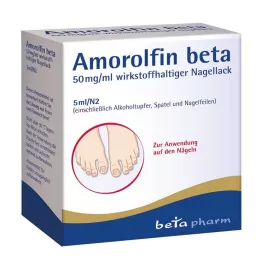 AMOROLFIN bèta 50 mg/ml nagellak met werkzame stof, 5 ml