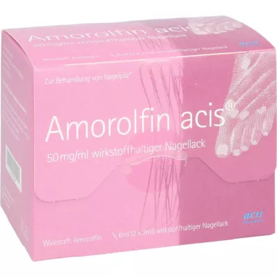 AMOROLFIN acis 50 mg/ml nagellak met werkzame stof, 6 ml