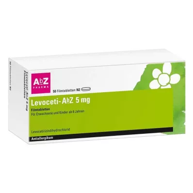 LEVOCETI-AbZ 5 mg filmomhulde tabletten, 50 st LEVOCETI-AbZ 5 mg filmomhulde tabletten, 50 st