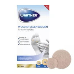 WARTNER Pleister tegen wratten, 24 stuks