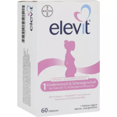 ELEVIT 1 Vruchtbaarheid &amp; Zwangerschap Tabletten, 1X60 St