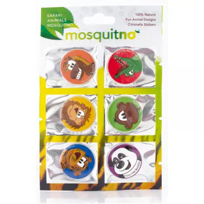 Mosquitno Spotzzz Safaristickers (6 stuks) Mosquitno Spotzzz Safaristickers (6 stuks)