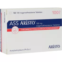 ASS Aristo 100 mg enterische tabletten, 100 stuks