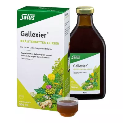 Gallexier Kruidenbitters Elixir Salus Vloeistof, 500 ml Gallexier Kruidenbitters Elixir Salus Vloeistof, 500 ml
