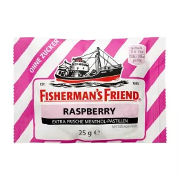 FISHERMANS FRIEND Framboos zonder suiker pastilles, 25 g