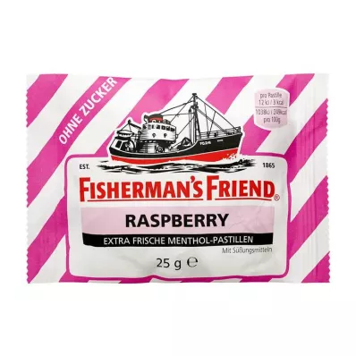 FISHERMANS FRIEND Framboos zonder suiker pastilles, 25 g FISHERMANS FRIEND Framboos zonder suiker pastilles, 25 g