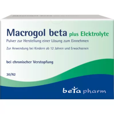 MACROGOL beta plus elektrolyten Plv.z.H.e.L.z.Einn., 30 st
