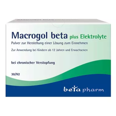 MACROGOL beta plus elektrolyten Plv.z.H.e.L.z.Einn., 30 st MACROGOL beta plus elektrolyten Plv.z.H.e.L.z.Einn., 30 st