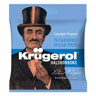 Krügerol keelsnoepjes suikervrij, 50 g