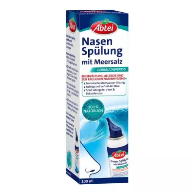 Abbey neusspoeling met zeezoutspray, 100 ml Abbey neusspoeling met zeezoutspray, 100 ml