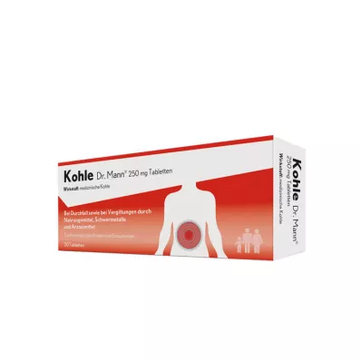 Kolen Dr.Man 250 mg tabletten, 20 stuks Kolen Dr.Man 250 mg tabletten, 20 stuks
