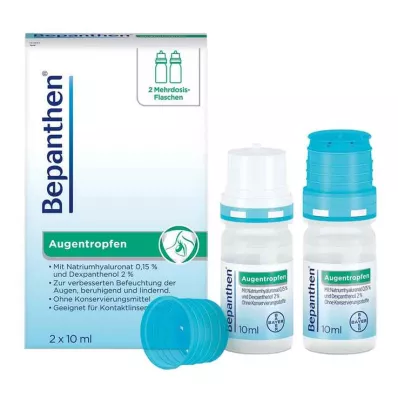 BEPANTHEN Oogdruppels, 2X10 ml BEPANTHEN Oogdruppels, 2X10 ml