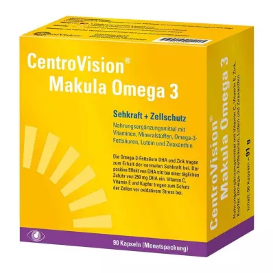 CENTROVISION Macula Omega-3 Capsules, 90 Capsules CENTROVISION Macula Omega-3 Capsules, 90 Capsules