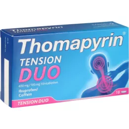 THOMAPYRIN TENSION DUO 400 mg/100 mg filmomhulde tabletten, 18 st