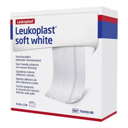 LEUKOPLAST zacht wit gips 4 cmx5 m rol, 1 st