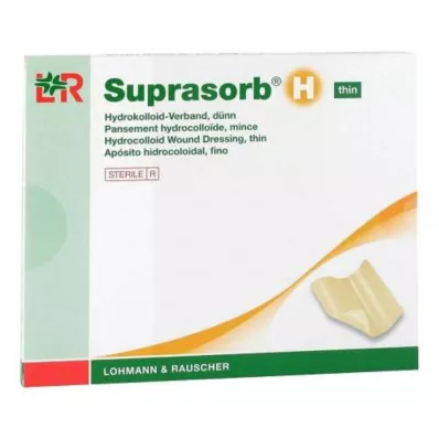 Suprasorb H hydrocolloïdverband dun 5x5 cm, 10 stuks Suprasorb H hydrocolloïdverband dun 5x5 cm, 10 stuks