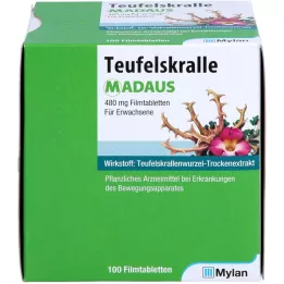 TEUFELSKRALLE MADAUS Filmomhulde tabletten, 100 stuks