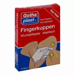 GOTHAPLAST Elastische pleister voor vingertopwonden, 2 maten, 10 stuks