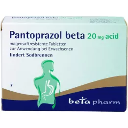 PANTOPRAZOL Bèta 20 mg zure enterische tabletten, 7 st