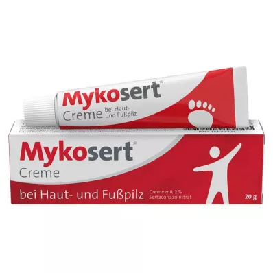 Mykosert crème voor huid en voetschimmel, 20 g Mykosert crème voor huid en voetschimmel, 20 g