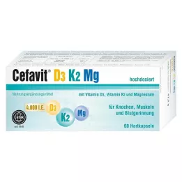 CEFAVIT D3 K2 Mg 4.000 I.U. harde capsules, 60 st