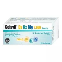 CEFAVIT D3 K2 Mg 7.000 I.U. harde capsules, 100 st
