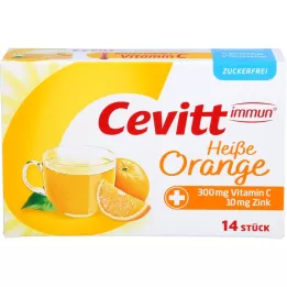 CEVITT immune hot orange suikervrije korrels, 14 stuks