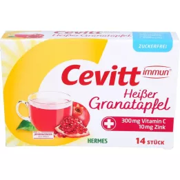 CEVITT immune hot granaatappel suikervrij gran., 14 st