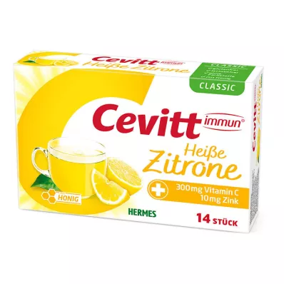 CEVITT immune hot lemon classic korrels, 14 stuks