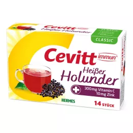 Cevitt immuun warm vlierbes klassiek granulaat, 14 st