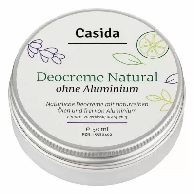 DEO CREME zonder aluminium naturel, 50 ml