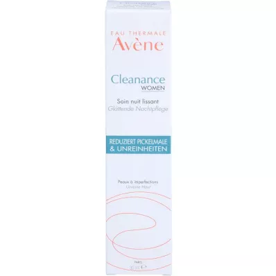 AVENE Cleanance WOMEN gladmakende nachtcrème, 30 ml