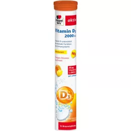 DOPPELHERZ Vitamine D3 2000 I.U. bruistabletten, 15 st