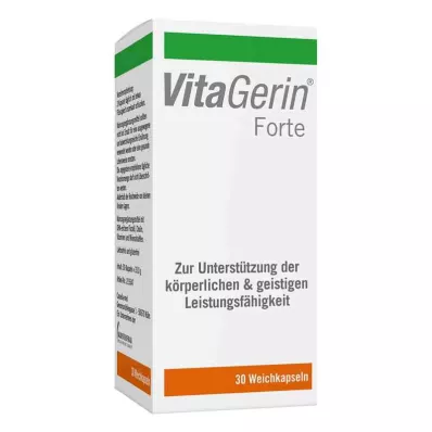 VITA GERIN Forte Zachte Capsules, 30 stuks VITA GERIN Forte Zachte Capsules, 30 stuks