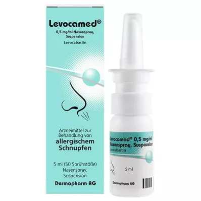LEVOCAMED 0,5 mg/ml neusspray suspensie, 5 ml LEVOCAMED 0,5 mg/ml neusspray suspensie, 5 ml