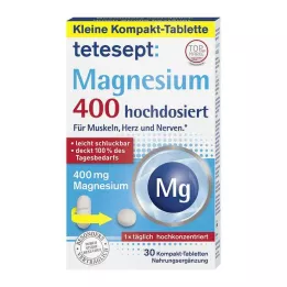 TETESEPT Magnesium 400 tabletten met hoge dosering, 30 stuks