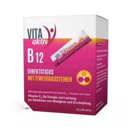 VITA AKTIV B12 Direct Sticks met Eiwitbouwstenen, 90 stuks