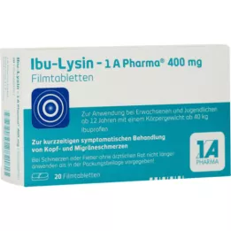 IBU-LYSIN 1A Pharma 400 mg Filmomhulde Tabletten, 20 Capsules