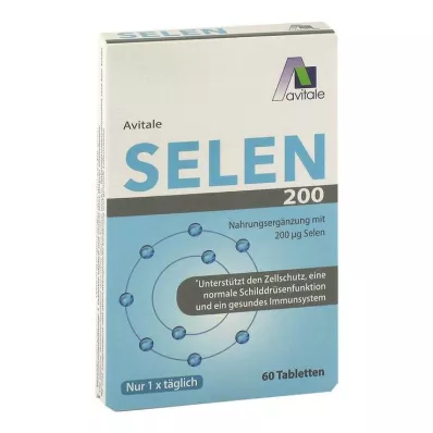 SELEN 200 µg tabletten, 60 stuks SELEN 200 µg tabletten, 60 stuks