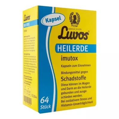 LUVOS Helende aarde imutox capsules, 64 stuks