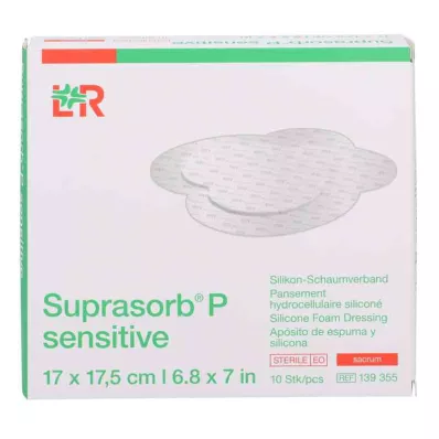 Suprasorb P sensitief PU-schuimcrème bor.17x17,5, 10 st Suprasorb P sensitief PU-schuimcrème bor.17x17,5, 10 st