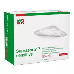 SUPRASORB P gevoelig PU-Schuim v.bor.lite 10x10cm, 10 stuks